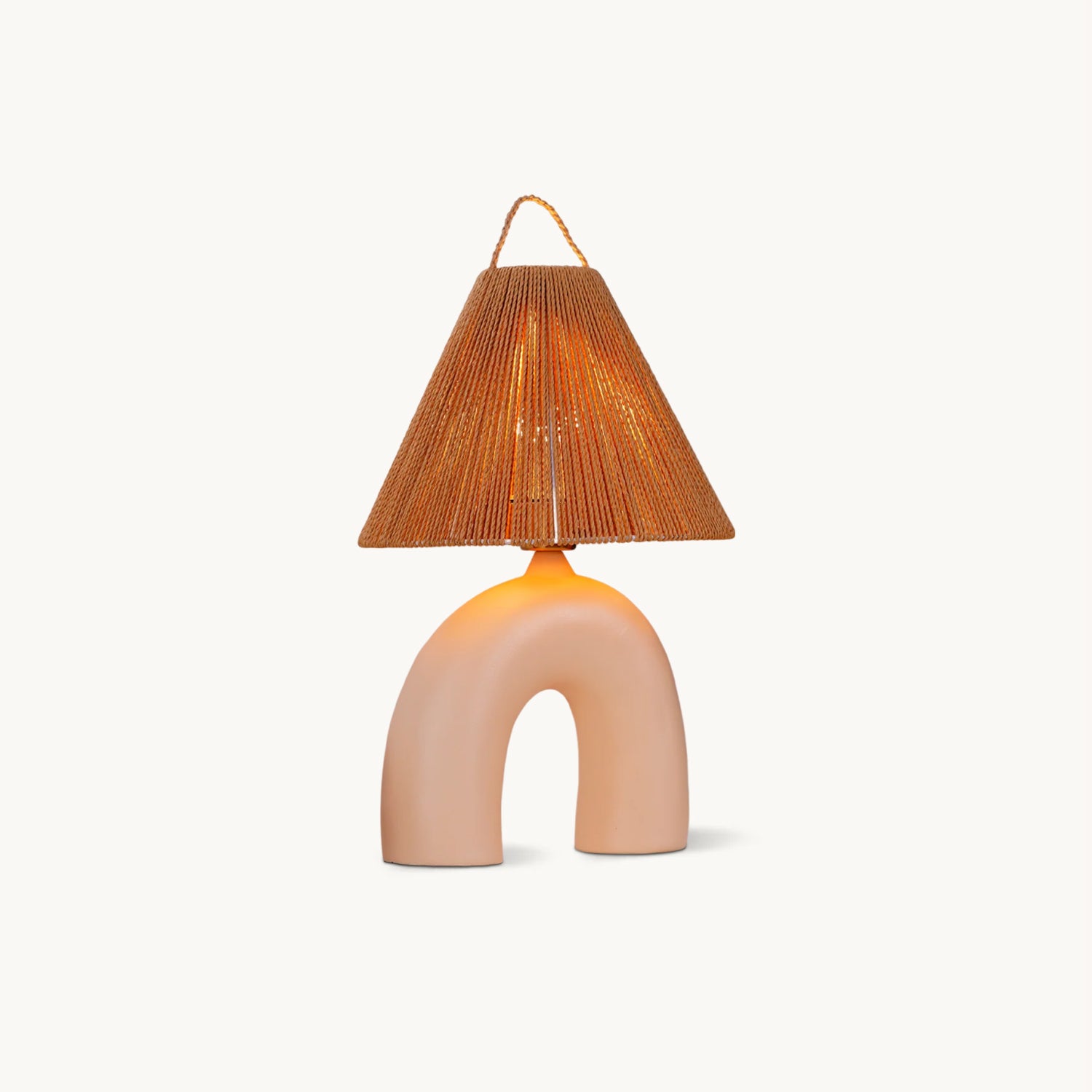 Volta Ceramic Table Lamp - Modern LED Night Light for Bedroom, Living Room & Office - Warm White Dimmable Light for Relaxation & Ambiance