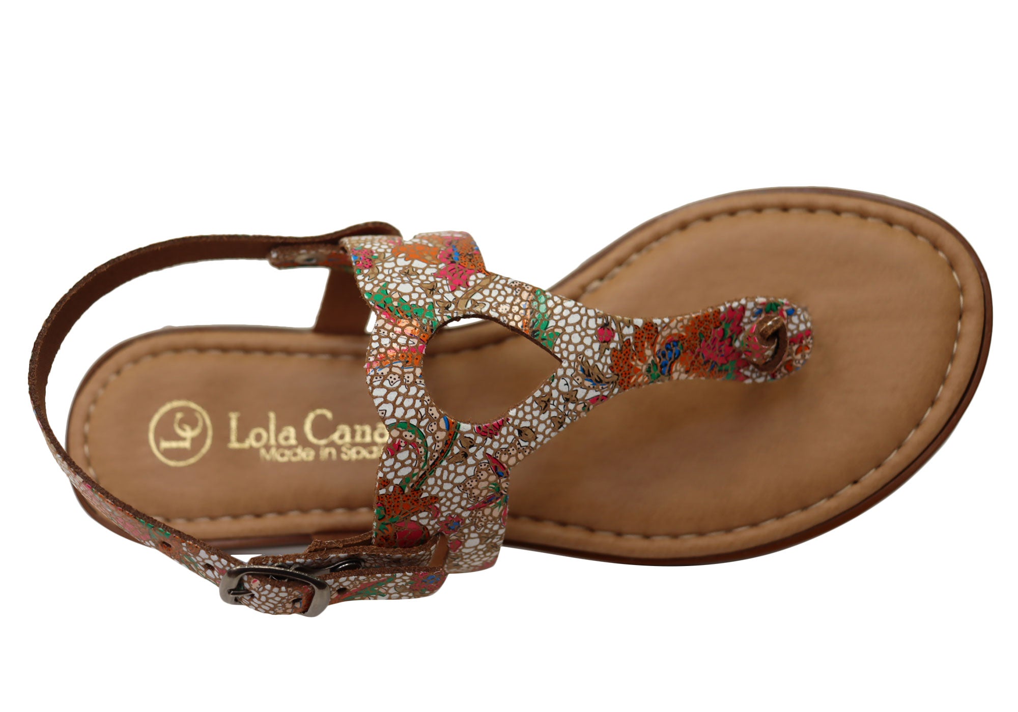 Lola Canales Cidney Women's Comfortable Leather Sandals - Handmade in Spain - Perfect for Summer, Beach & Casual Outings