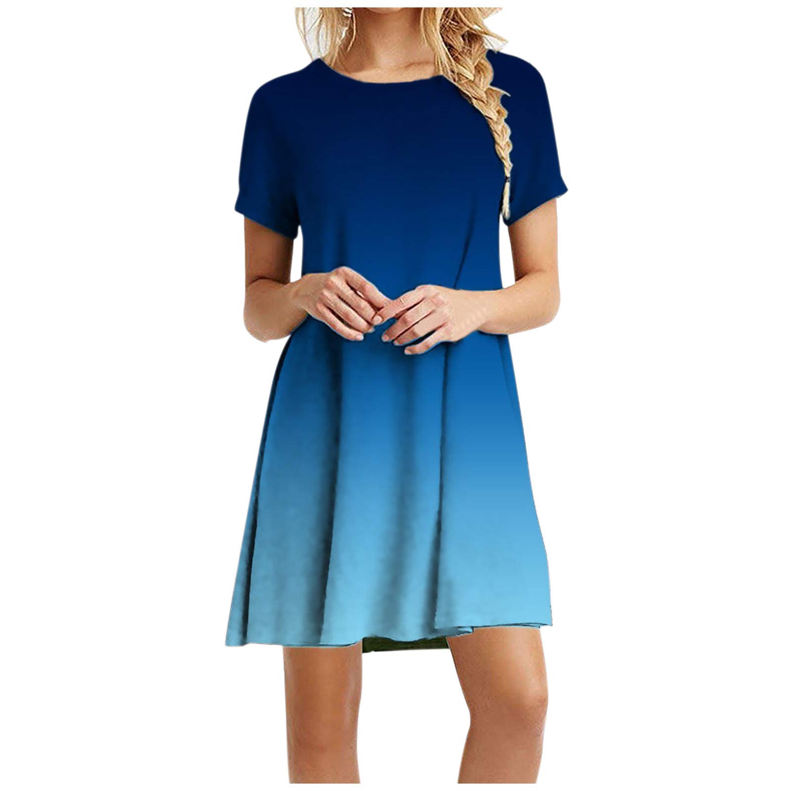 Women's Casual Mini Dresses - Summer Off Shoulder Halter Neck Boho Beach Cover Up Dresses | Perfect for Beach Vacations, Pool Parties & Summer Outings