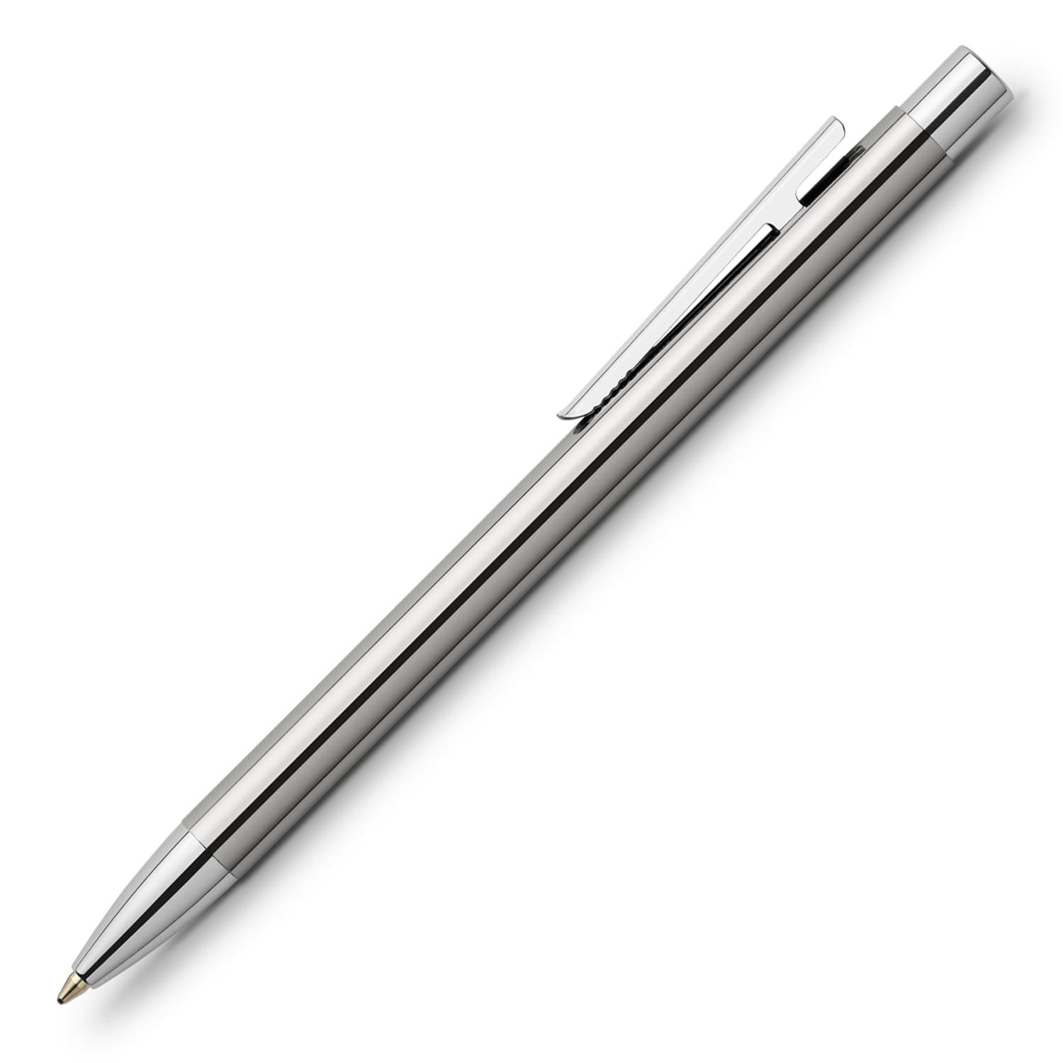 Faber-Castell Design Neo Slim Stainless Steel Ballpoint Pen - Premium Polished Finish for Office, School & Everyday Writing