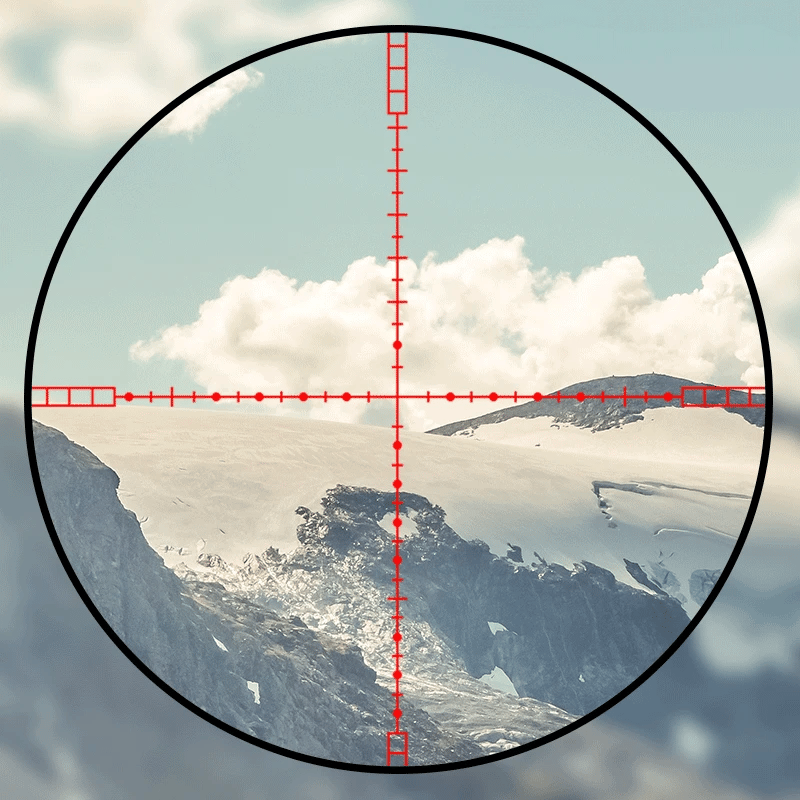 DIANA 4X33 Green & Red Dot Sight Scope - Tactical Rifle Scope for Hunting | Compatible with 11mm & 20mm Rails | Perfect for Outdoor Shooting & Target Practice