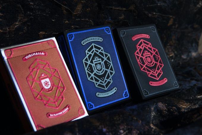 Valkyries Limited Edition Walhalla Playing Cards - Premium Collectible Card Deck for Magic Tricks, Poker Games & Gift Giving
