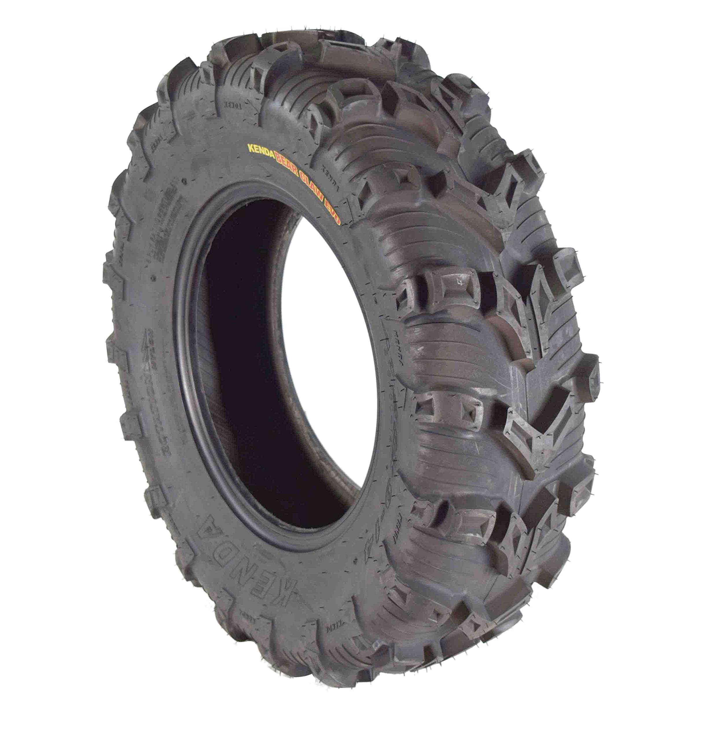 Kenda Bear Claw EVO ATV/UTV All-Terrain Mud Tires 28x9-14 Front & 28x11-14 Rear (4-Pack Set with Free Bottle Opener Keychain) - Perfect for Off-Roading, Hunting & Farm Work