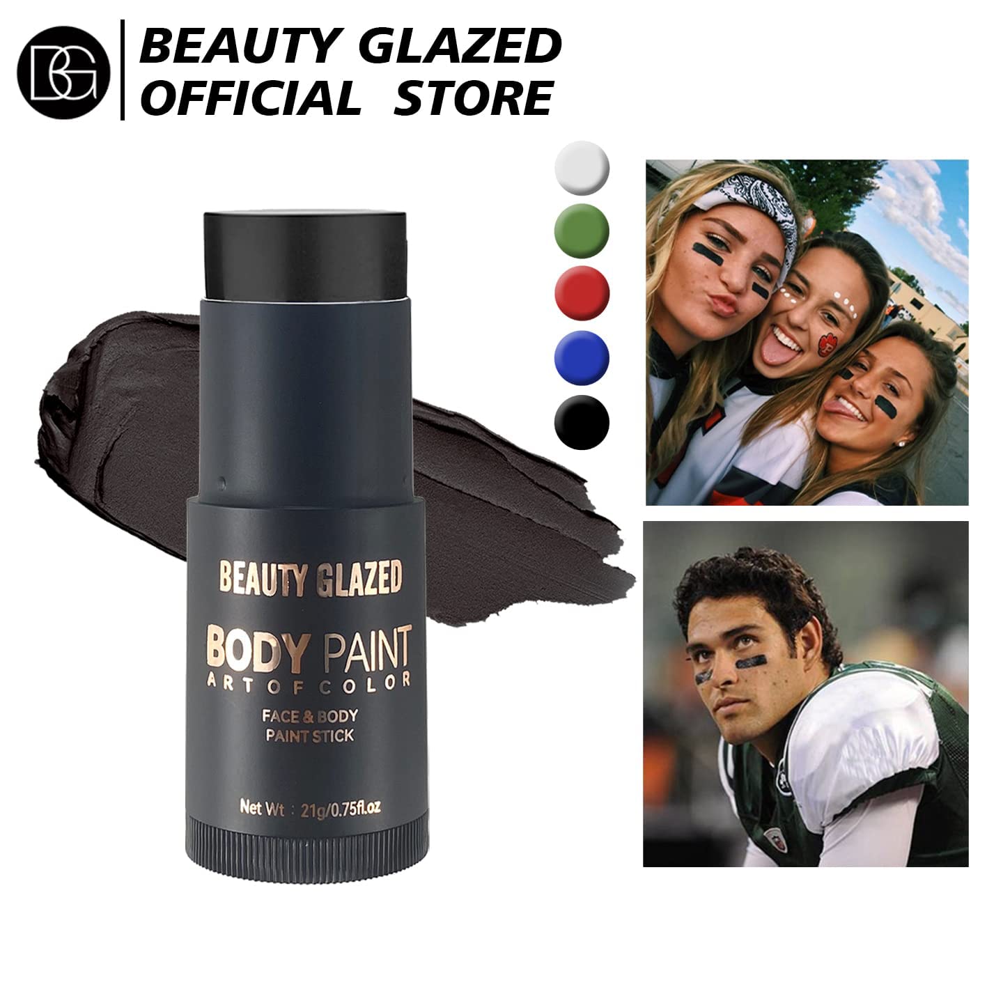 Multi-Purpose Face & Body Paint Stick - Waterproof Foundation Cream Makeup for Halloween, Cosplay, Easter & Parties - 0.75 fl.oz (105) - Perfect for Costume Events, Festivals & Creative Body Art