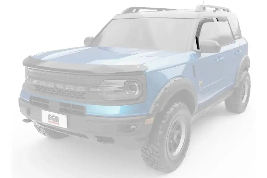 2021-2024 Ford Bronco EGR In-Channel Window Deflectors - Matte Black Front & Rear Set for Rain Protection & Style | Perfect for Off-Roading & Daily Driving