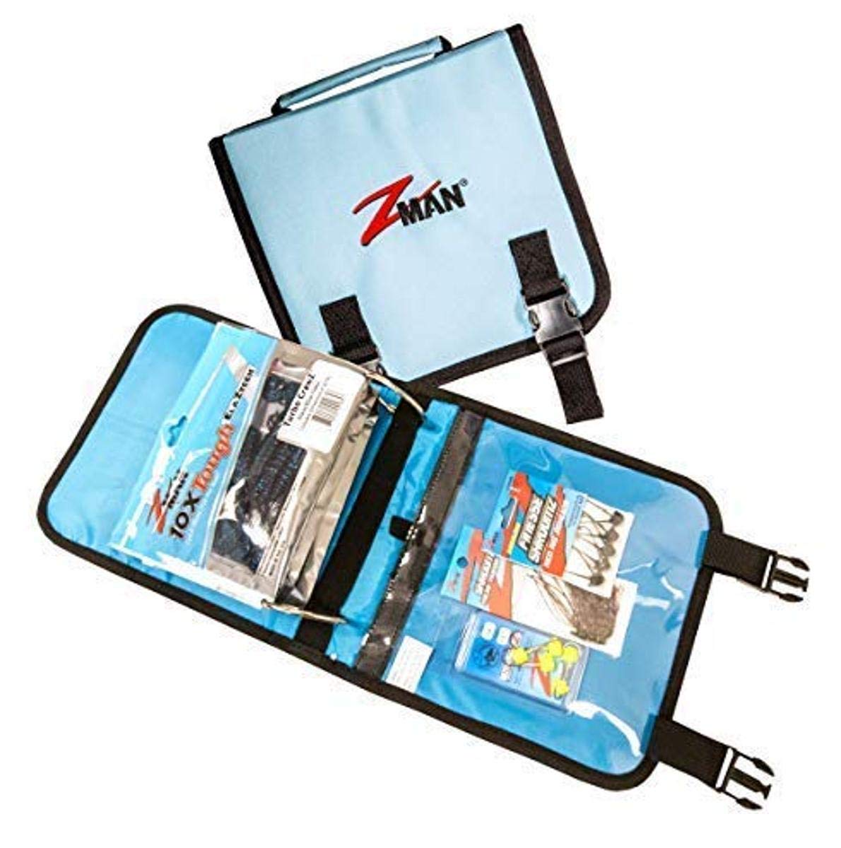 Z-Man Binder-1 Bait Binderz - Premium Fishing Bait Organizer in Blue | Perfect for Tackle Box & Boat Storage | Keep Lures & Soft Baits Secure While Fishing