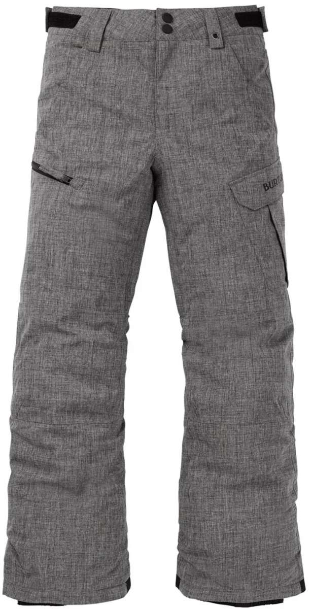 Burton Youth Exile 2L Insulated Cargo Pants for Boys 2024 - Waterproof Snow Pants for Skiing, Snowboarding & Winter Outdoor Activities