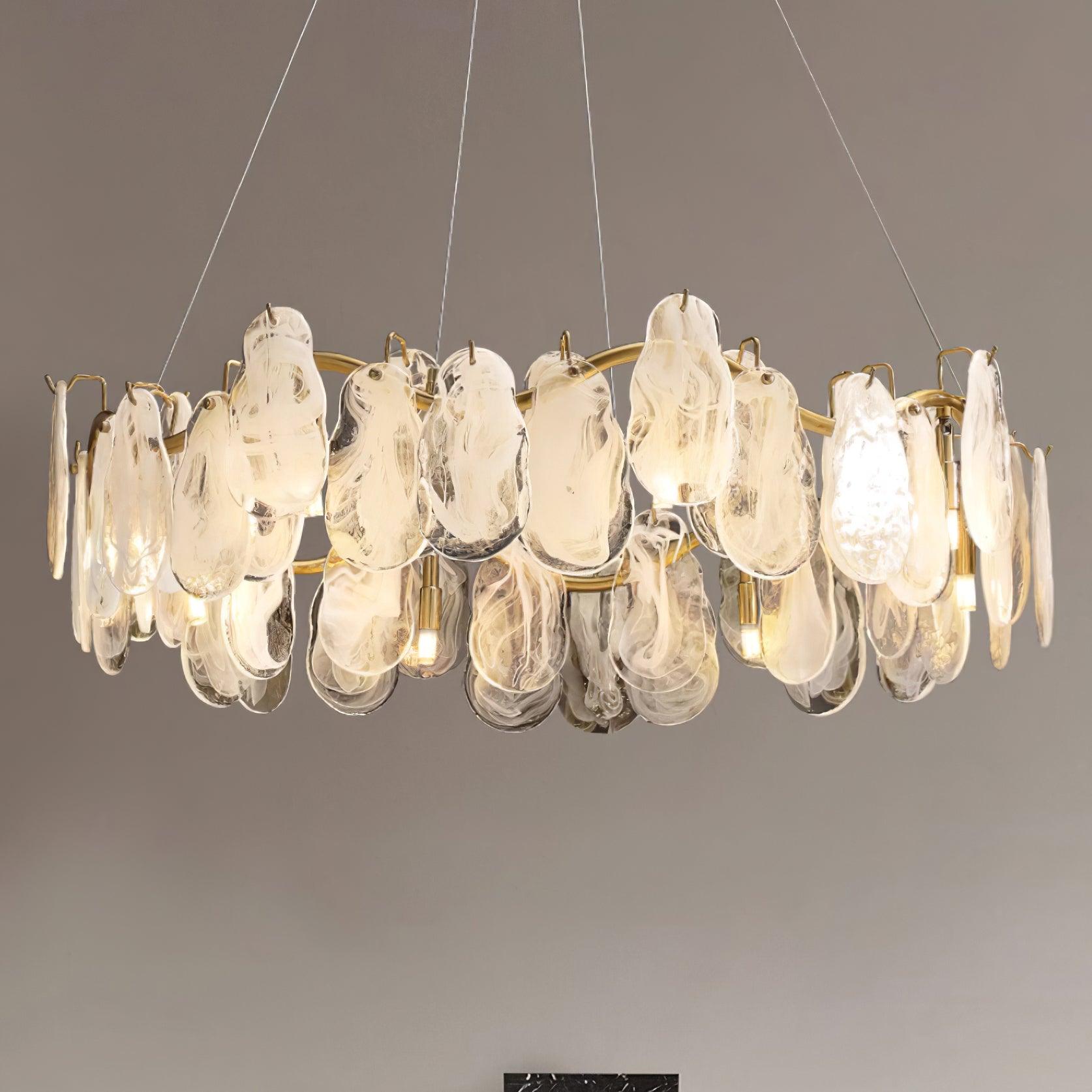Mahina Cloud Chandelier - Modern LED Ceiling Light Fixture for Living Room, Bedroom & Dining Room | Energy-Efficient Dimmable Lighting for Home Decor