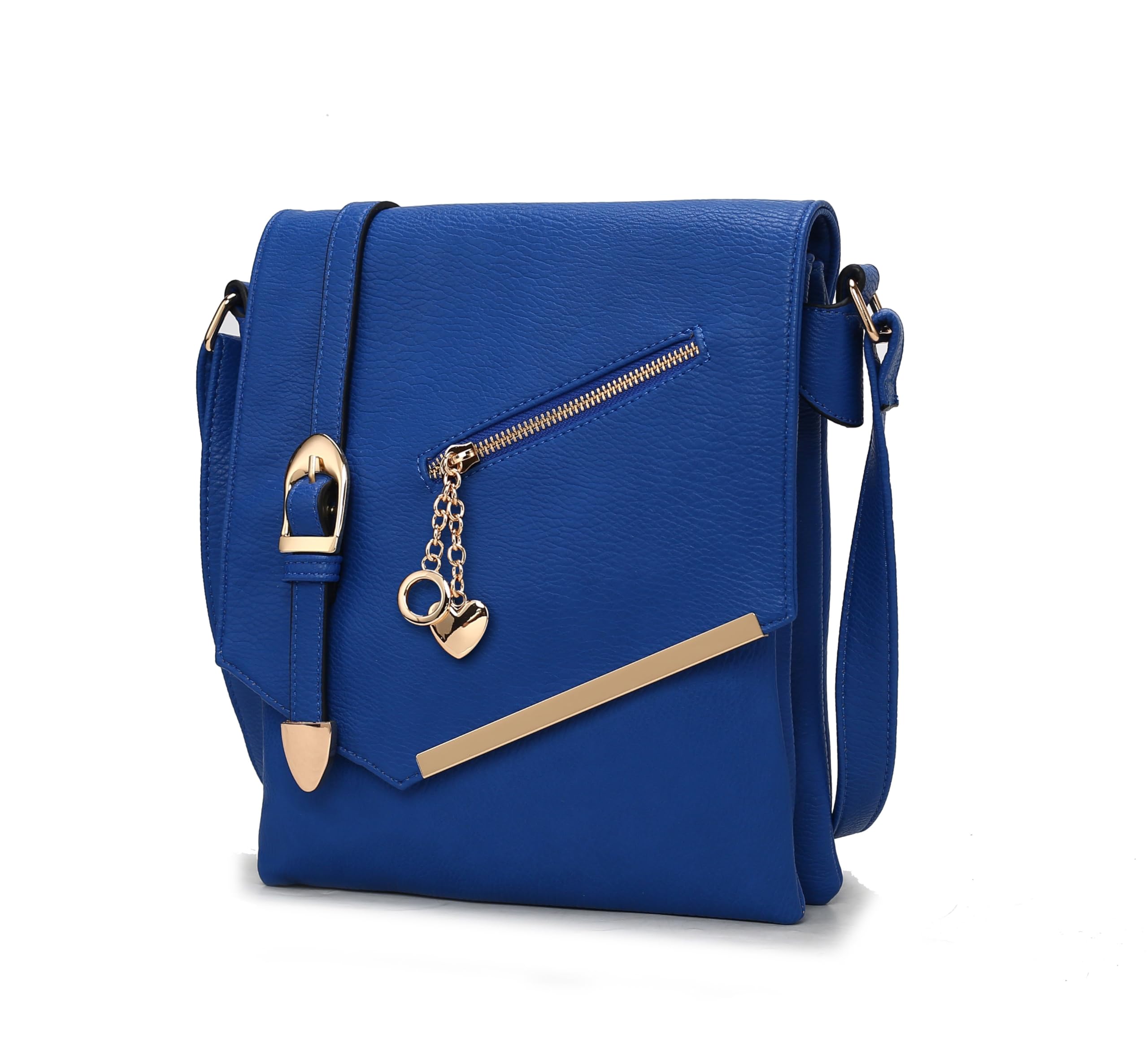 MKF Collection Women's Vegan Leather Crossbody Bag - Stylish Sling Shoulder Purse for Everyday Use, Work & Travel by Mia K