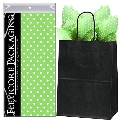Lime Green Polka Dots