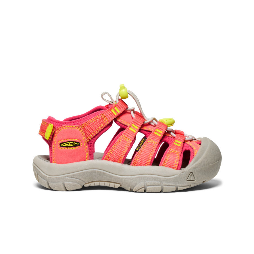 Little Kids' Newport Boundless Sandals - Comfortable & Durable Water Shoes for Beach, Pool & Outdoor Play | Dubarry/Evening Primrose | Perfect for Summer Adventures & Splash Pad Fun