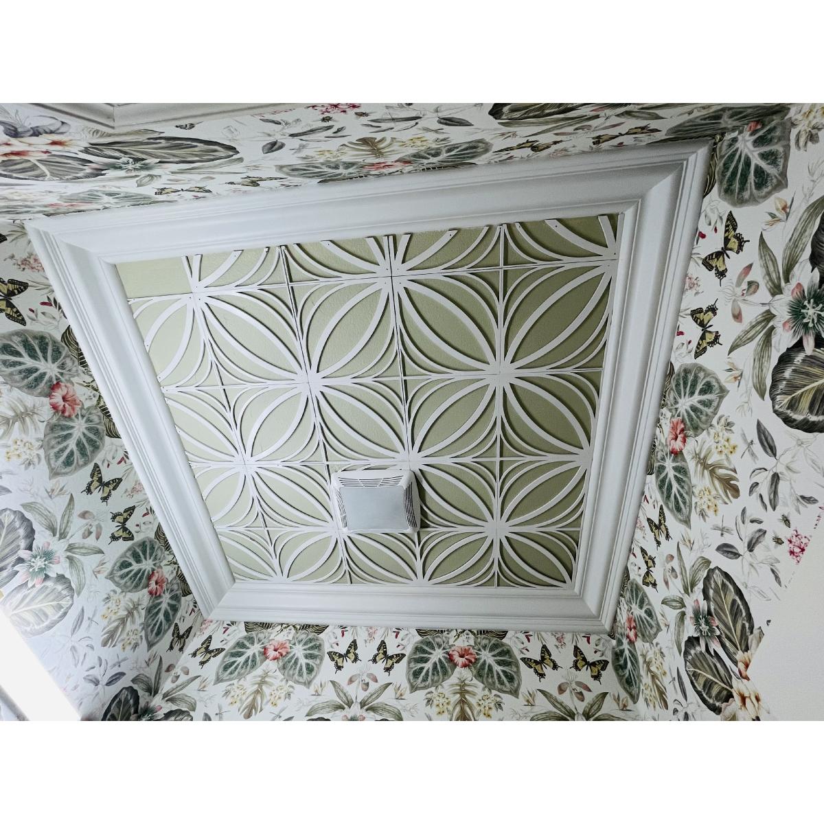 Otis Decorative Fretwork Wall Panels - Laser Cut Wooden Room Dividers & Decorative Screens for Home, Office, and Event Decor