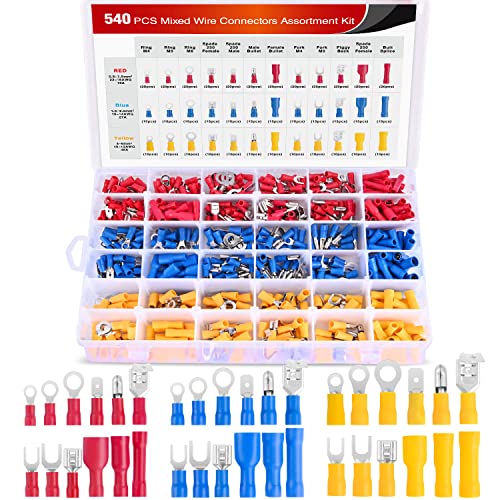 540PCS Mixed Crimp Terminals