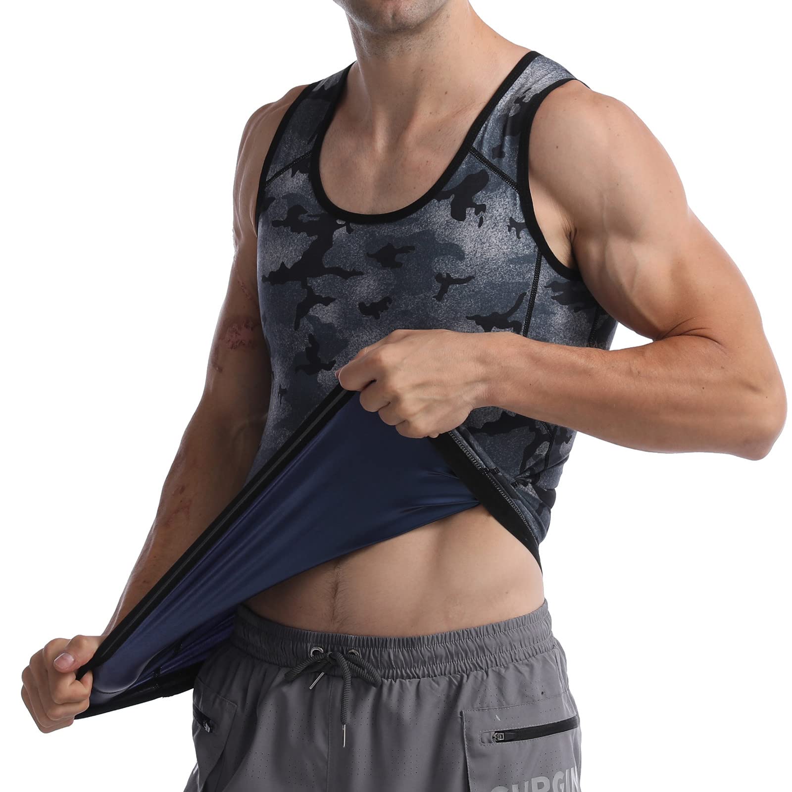 Men's Waist Trainer Corset - Body Shaper Vest for Tummy Control & Posture Support | Slimming Shapewear for Workout, Office & Special Occasions