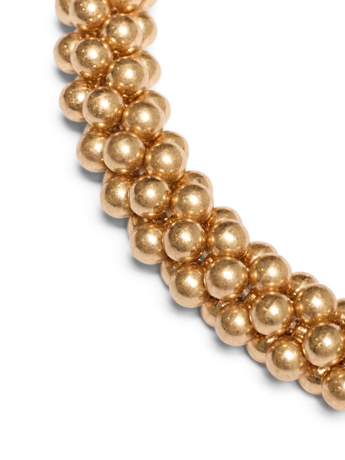 Elegant Gold Ball Cluster Necklace for Women - Trendy Layered Statement Jewelry for Parties, Weddings & Date Nights