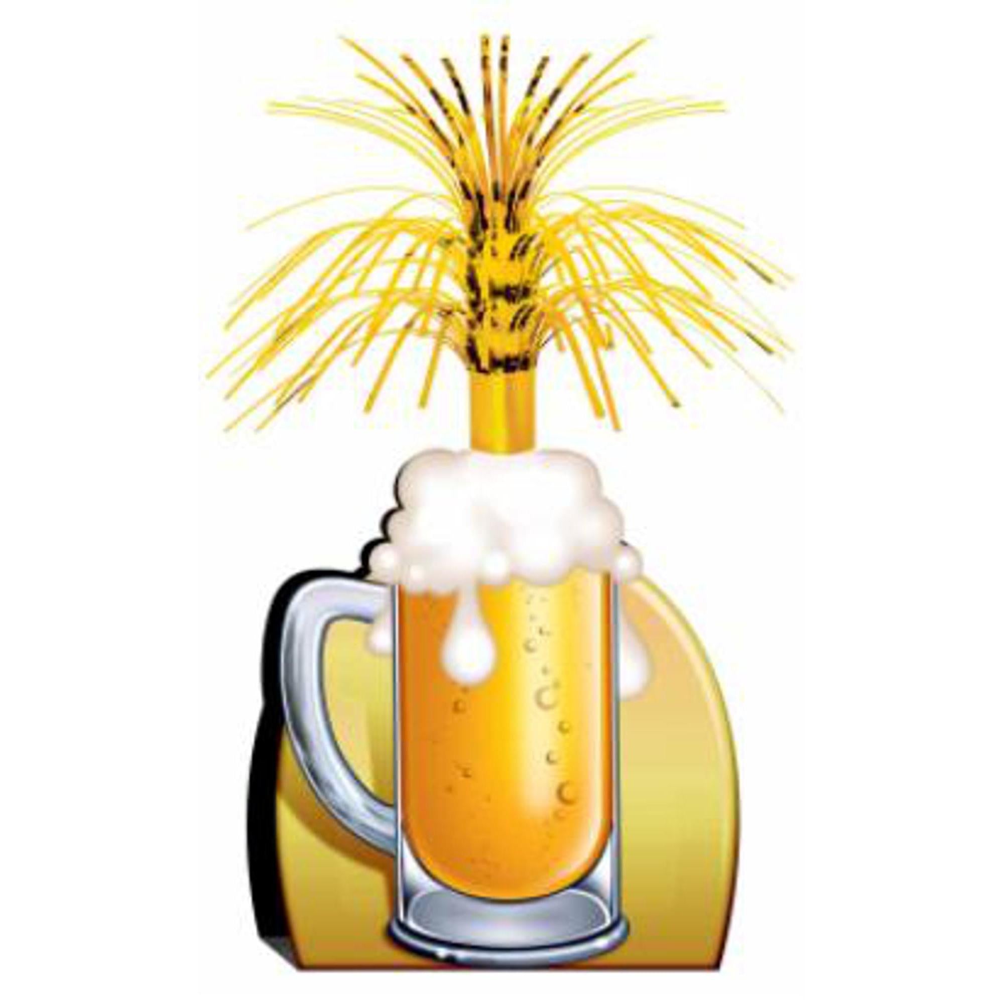 Funny Beer Mug Centerpiece for Parties, Weddings & Events - Perfect for Birthday Celebrations, Bachelor Parties & Bar Decor