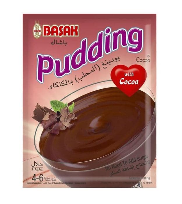 Delicious Cocoa Pudding Dessert Mix - Basak Premium 120g | Rich Chocolate Flavor for Snacks, Desserts & Baking | Perfect for Parties, Gifts & Family Treats