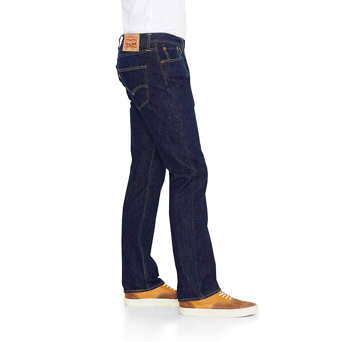 Levi's Men's 501 Original Fit Stretch Jeans - Classic Straight Leg Denim Pants for Casual Wear & Everyday Style