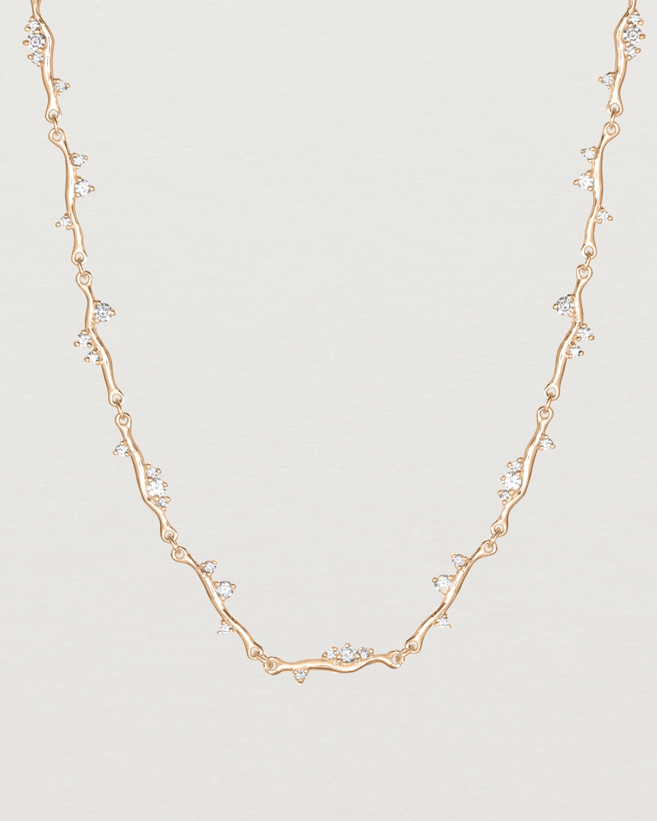 Ember Necklace with Genuine Diamonds - Elegant & Timeless Jewelry for Women - Perfect for Weddings, Anniversaries & Special Occasions