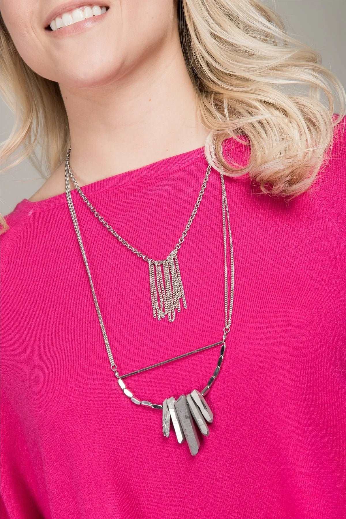 Boho Layered Chain Necklace for Women - Trendy Bohemian Jewelry for Everyday Wear & Layering | Perfect for Casual Outfits, Festivals, and Beach Vacations