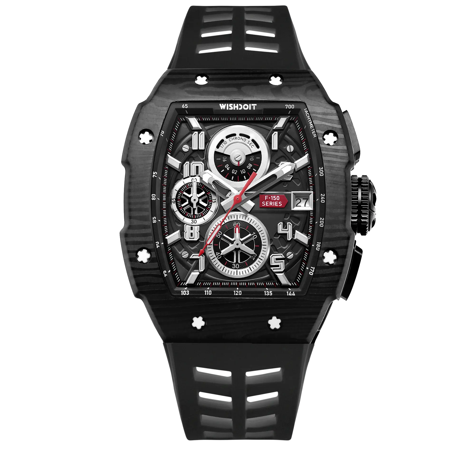 RACING F-150 Chronograph Watch for Men - 1/10 Second Precision Stopwatch, Waterproof Sports Watch - Perfect for Racing, Outdoor Adventures & Daily Wear
