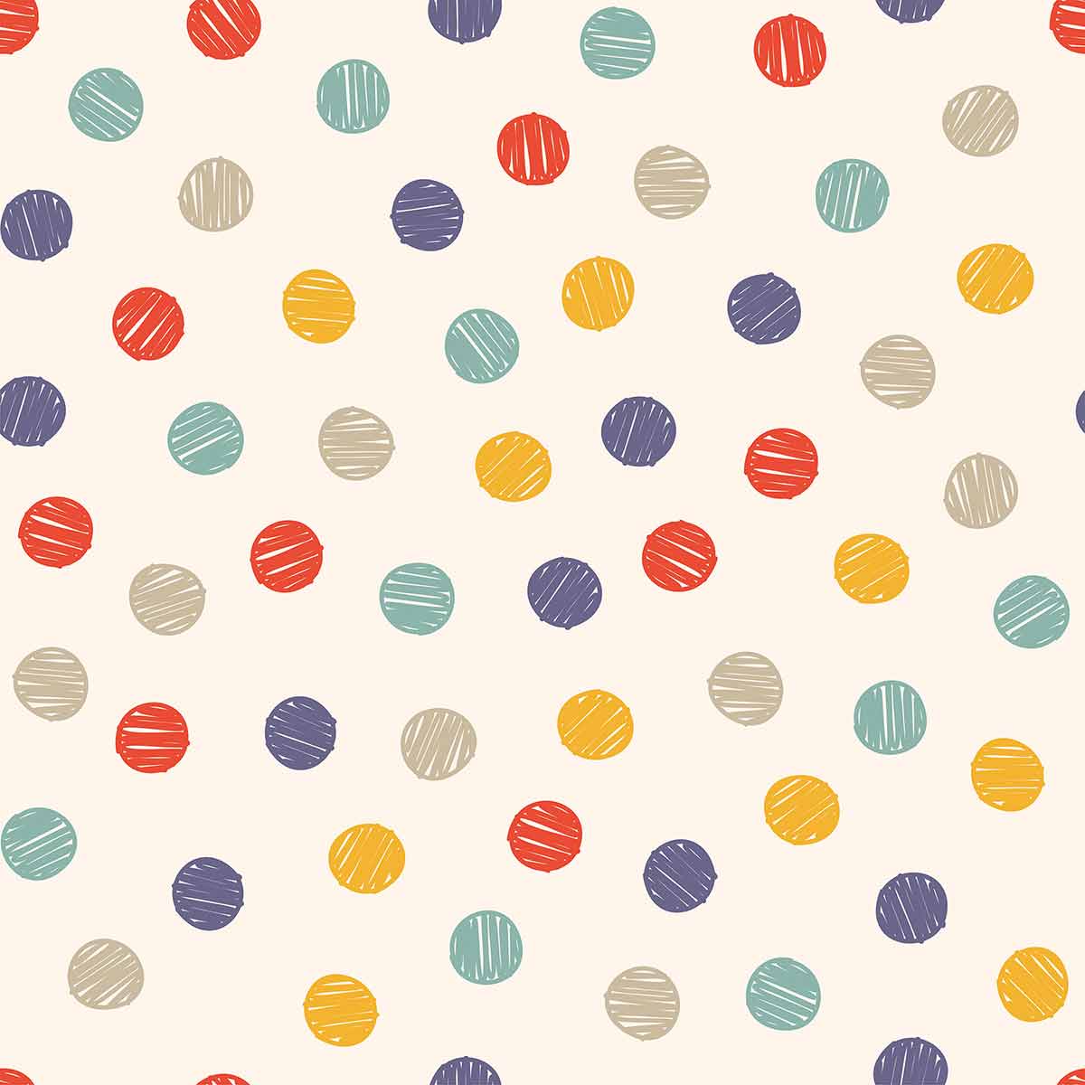 Beige Polka Dot Peel and Stick Removable Wallpaper - Self-Adhesive Decorative Wall Covering for Bedroom, Nursery & Home Decor - Easy to Apply & Remove