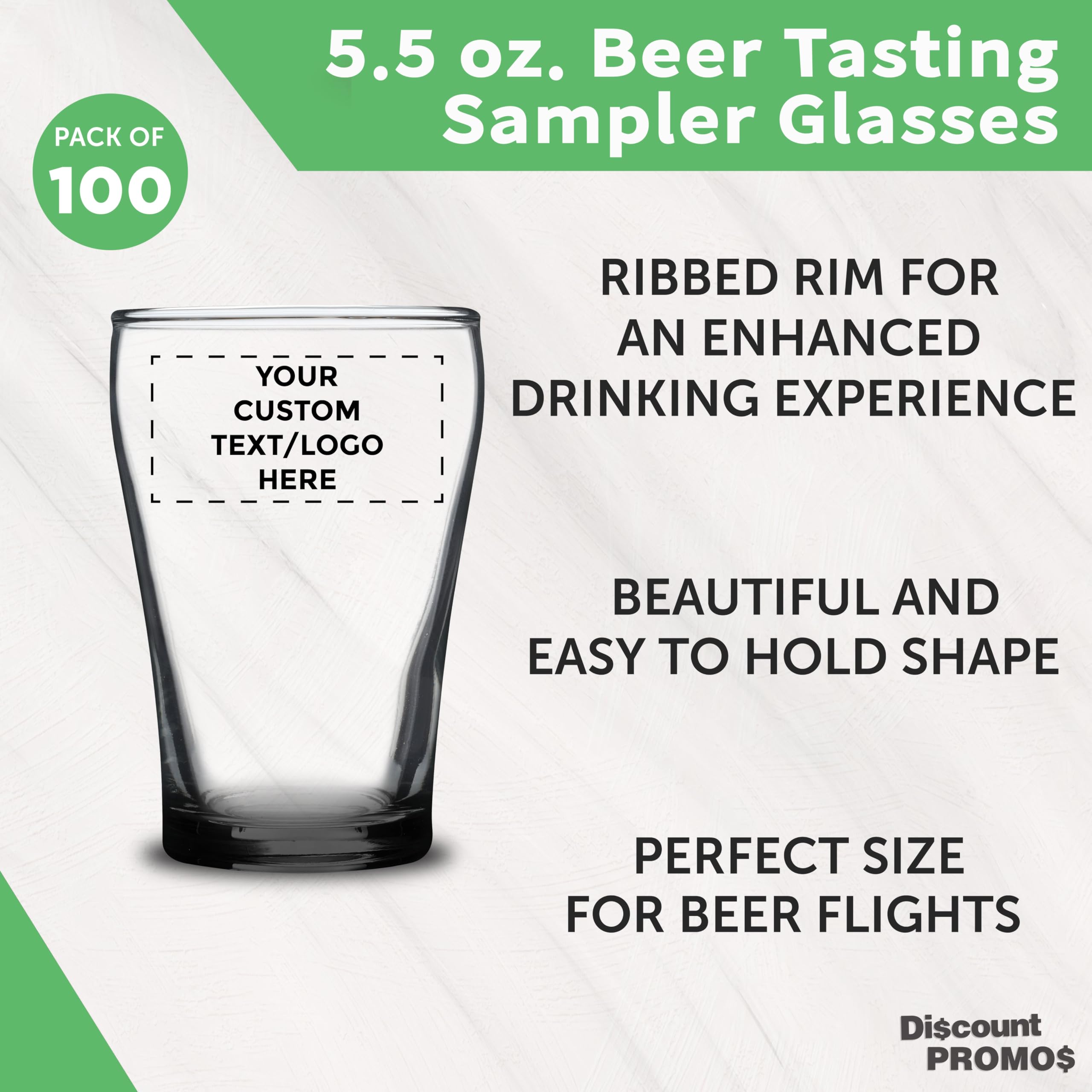 Custom Shot Glasses 5.5 oz (Set of 100) - Personalized Bulk Barware for Weddings, Parties & Events - Black - Perfect for Cocktail Tasting, Bridal Showers & Corporate Gifts