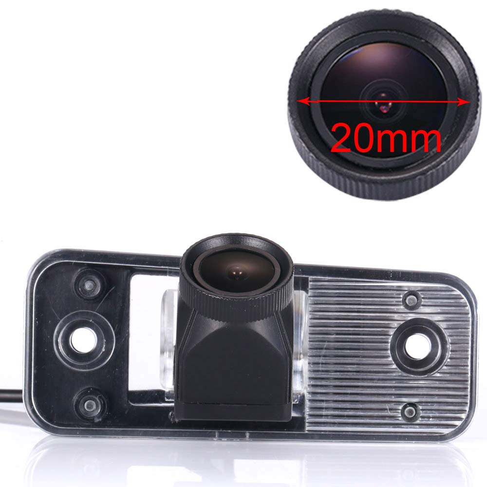 HD Color CCD Waterproof Car Rear View Backup Camera, 170° Wide Angle Reversing Camera for Hyundai Santa Fe & Azera 2009 (Model No.8225) - Perfect for Safe Parking & Night Driving