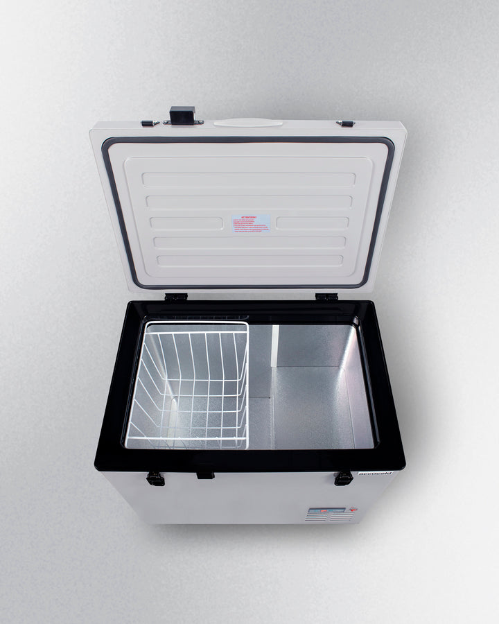Accucold SPRF86M2 Portable Refrigerator and Freezer with Secure Lock - Perfect for Road Trips, Camping, and Outdoor Adventures