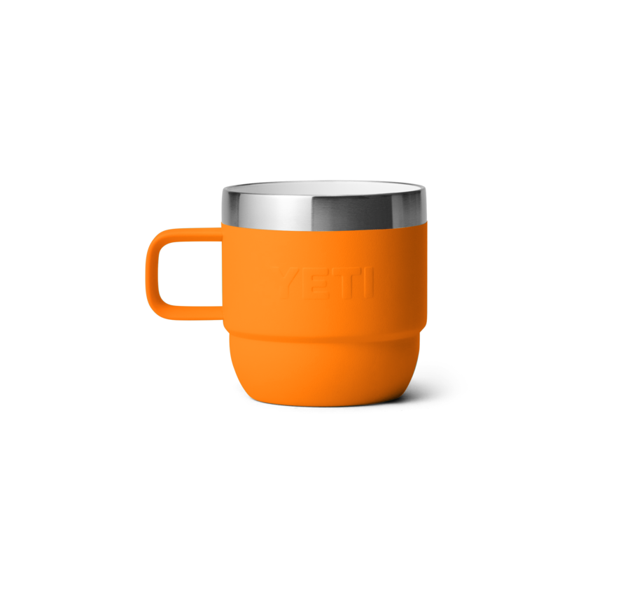 Rambler 6 oz Stackable Mugs (2 Pack) - Insulated Stainless Steel Camping Cups for Coffee, Tea & Outdoor Adventures - Perfect for Hiking, Picnics & Travel