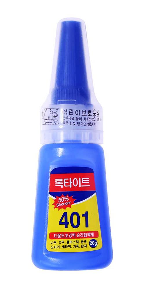 401 Super Gel Glue - 20g Strong Adhesive for False Nails, Glass, Wood, Jewelry & Shoes | Multi-Purpose Fast Bonding Glue | Perfect for Nail Art, DIY Crafts & Home Repairs