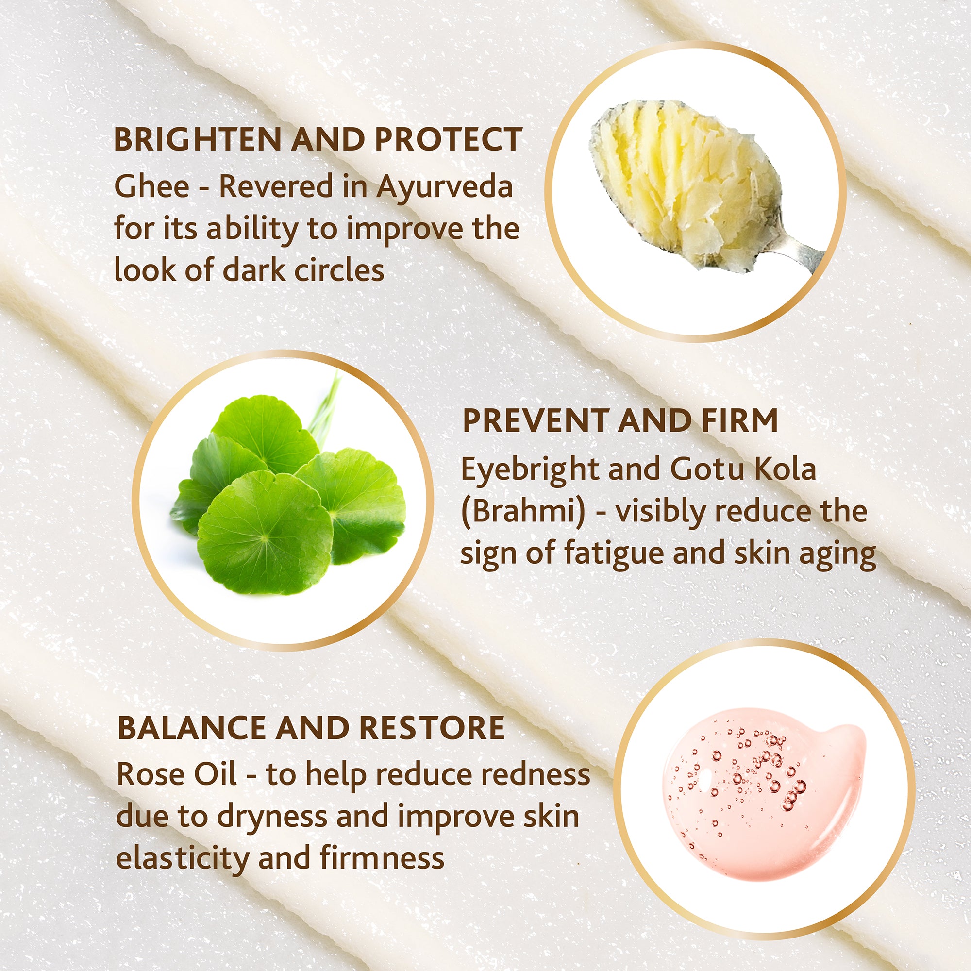Golden Glow Eye Balm - Hydrating & Brightening Under Eye Treatment for Dark Circles & Puffiness | Perfect for Morning Routine & Travel Skincare