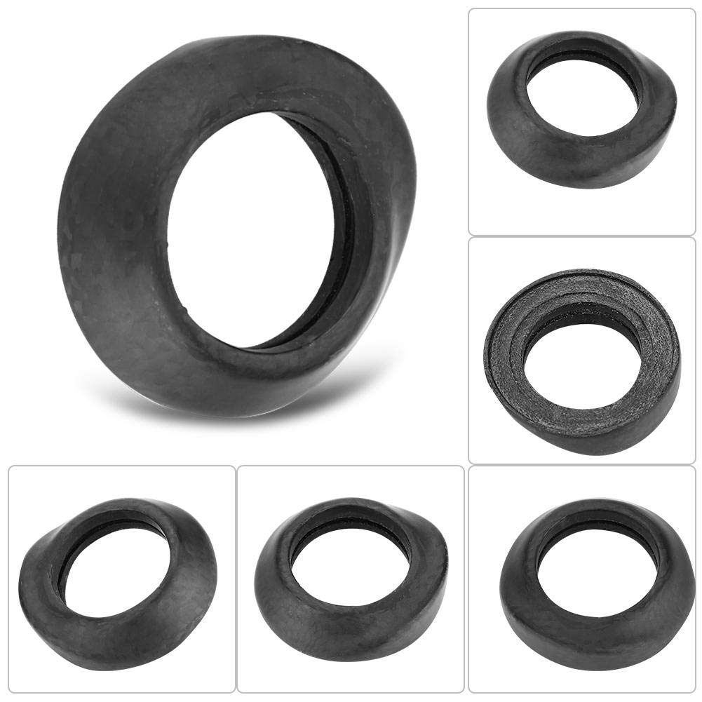 Keenso Carbon Fiber Bike Headset Spacer - Lightweight Bicycle Stem Spacer for Road & Mountain Bikes - Perfect for Cycling Upgrades & Maintenance