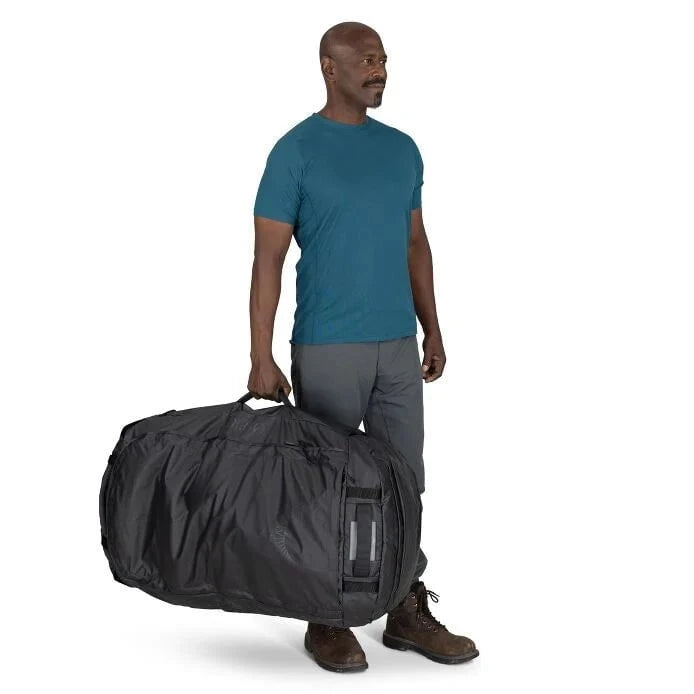 Osprey Transporter Duffel 150 - Large Travel Duffel Bag with Wheels, Water-Resistant Material for Airplane, Camping & Outdoor Adventures - Perfect for Luggage, Gym & Sports Equipment Storage
