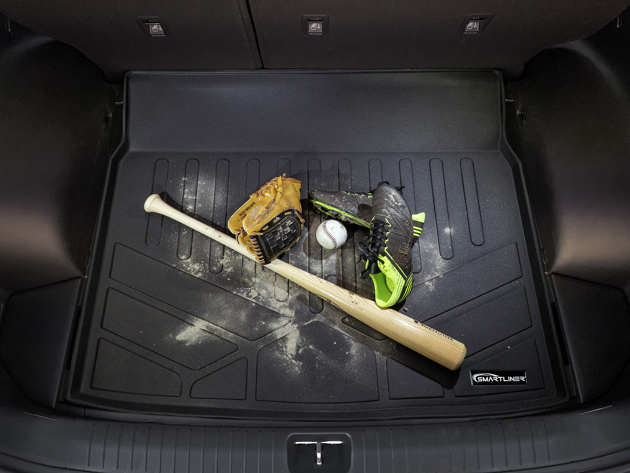 SMARTLINER All-Weather Floor Mats & Cargo Liner Set for 2018 Jeep Wrangler Unlimited JL - Heavy Duty Black Rubber Protection for Off-Road & Daily Driving