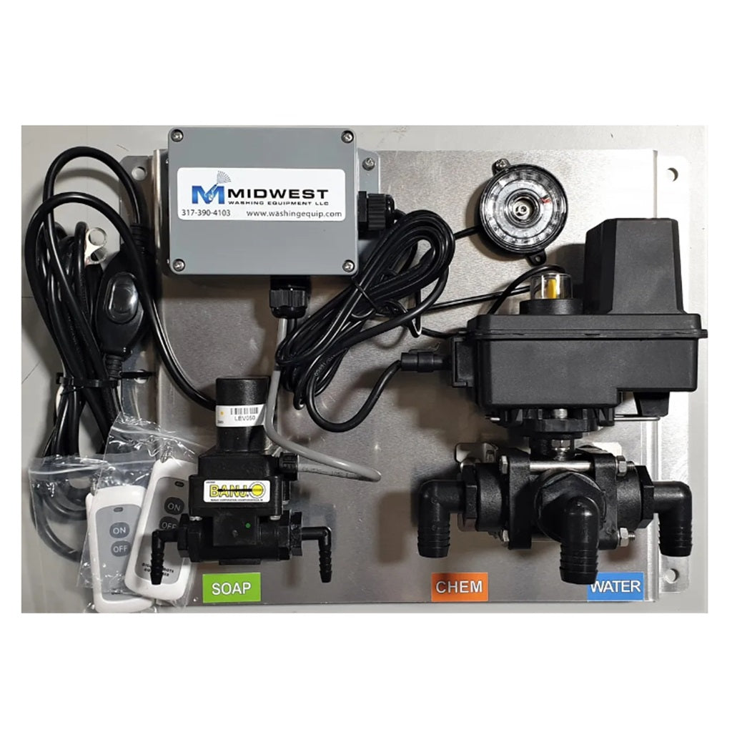 MWE Remote Rinsing Module for Softwash Proportioning Systems - High Pressure Cleaning Attachment for Roof & Exterior Washing