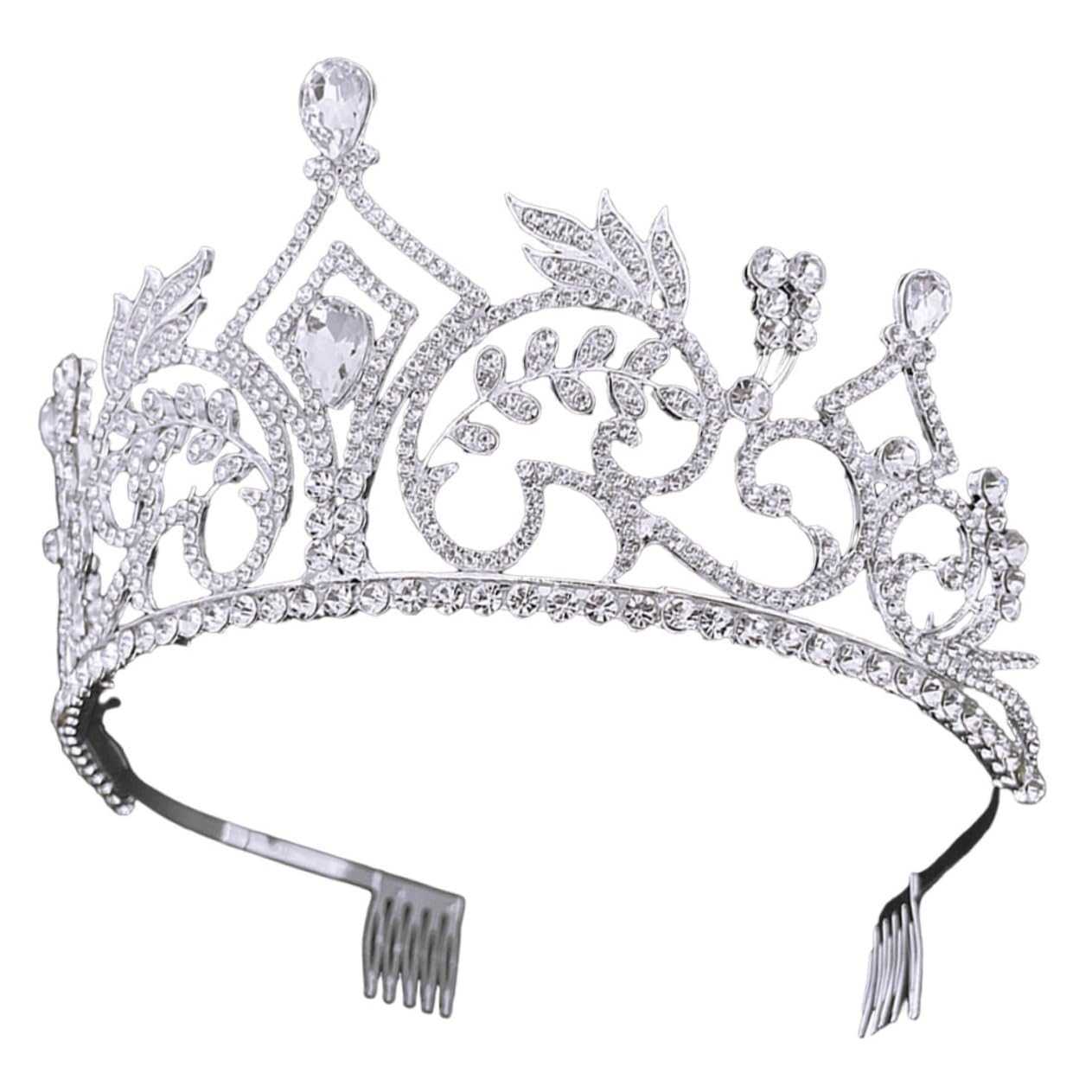 3pcs Minkissy Tiara Headdress Set for Women - Rhinestone Wedding Headpiece, Prom Crown, Cosplay Costume Accessories, Festival & Senior Sash Decor - Perfect for Brides, Pageants & Special Occasions