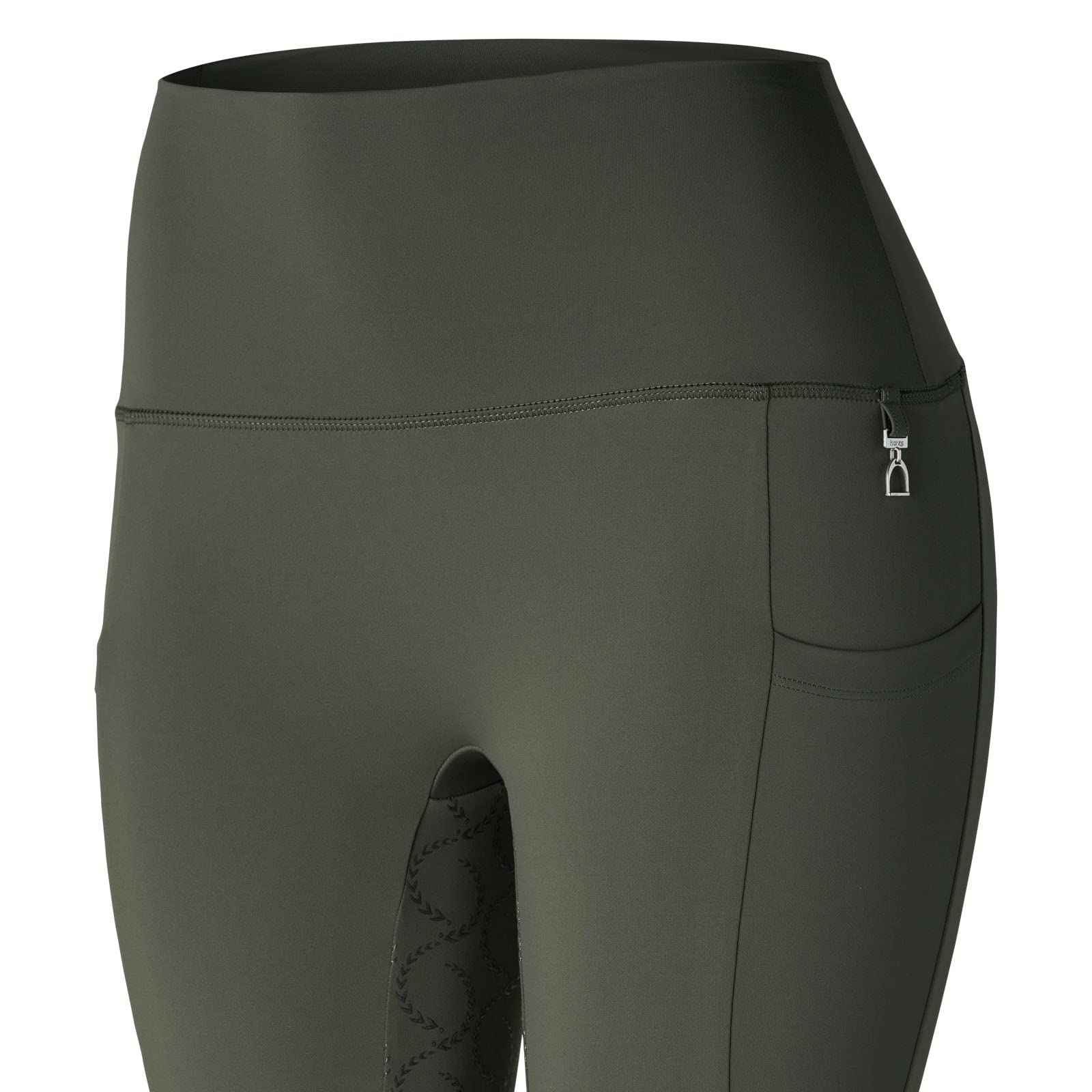 HORZE Gillian Women's Silicone Full Seat Equestrian Riding Tights - Perfect for Horseback Riding, Training & Competition