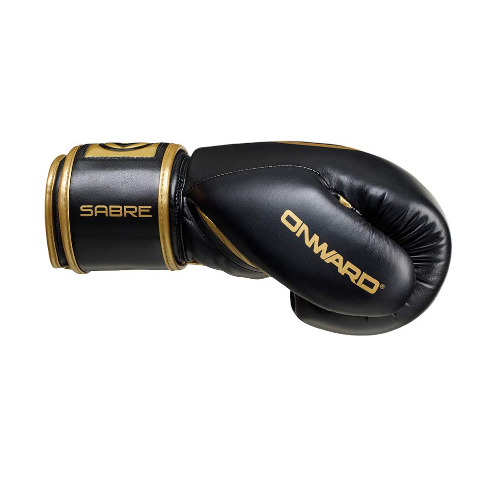 Premium Onward Sabre Boxing Gloves - Professional Leather Training Gloves for Men & Women - Handcrafted Sparring & Kickboxing Gloves - Ideal for MMA, Muay Thai & Fitness Training - Comfortable & Stylish Design