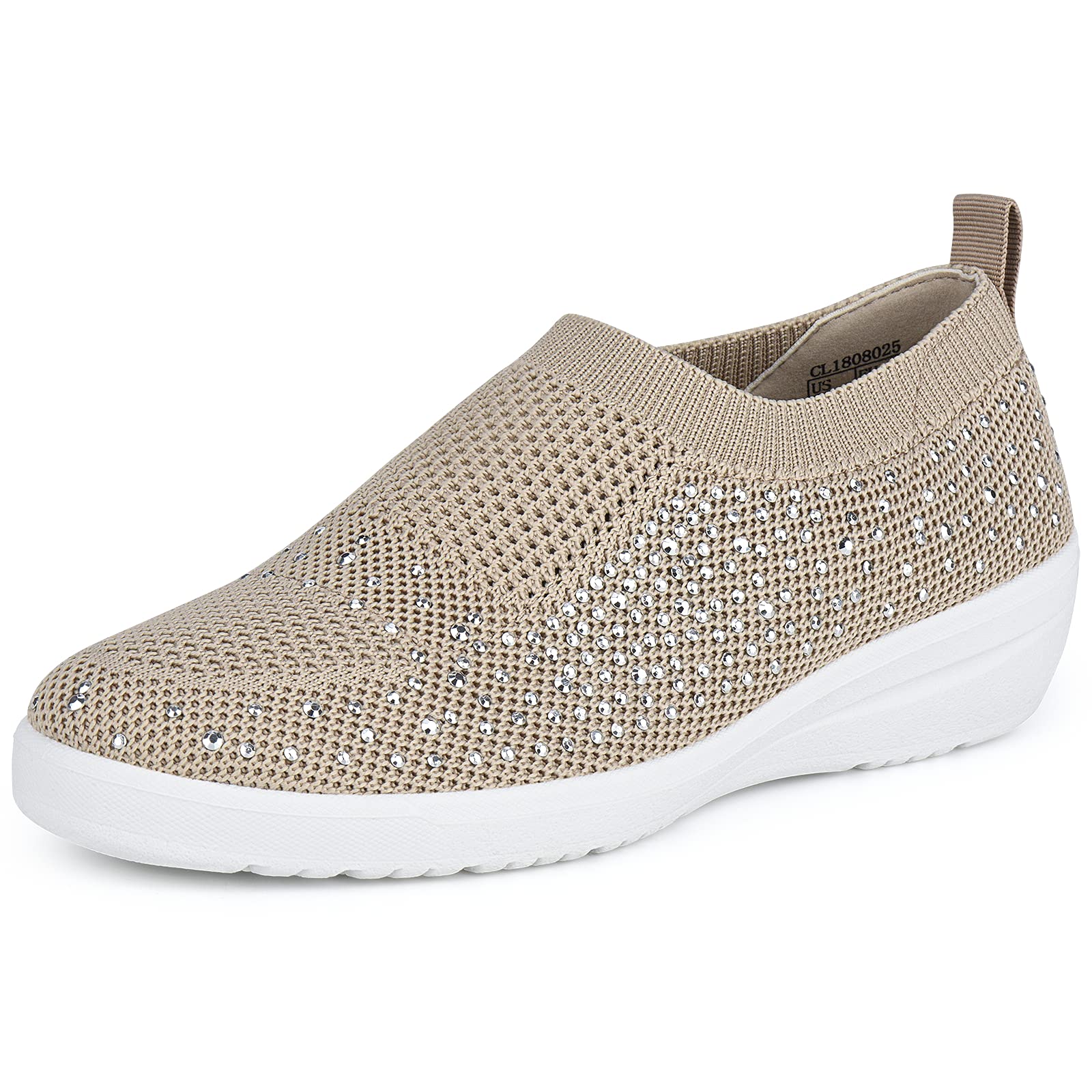 JENN ARDOR Women's Lightweight Breathable Slip-On Walking Shoes - Orthopedic Support for Casual Wear & Everyday Comfort | Perfect for Walking, Travel & Work