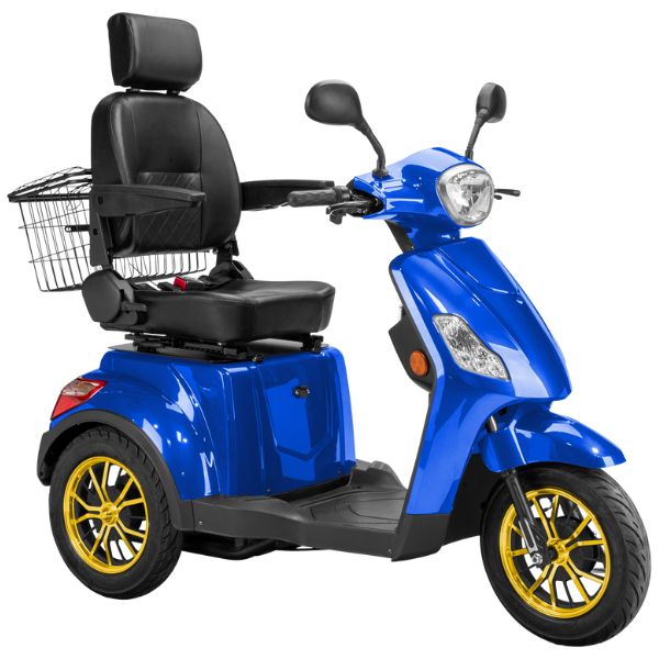 Bespoke Legacy Full Size 3 Wheel Mobility Scooter for Adults - Lightweight Electric Scooter with Long Battery Life - Perfect for Outdoor, Shopping & Travel