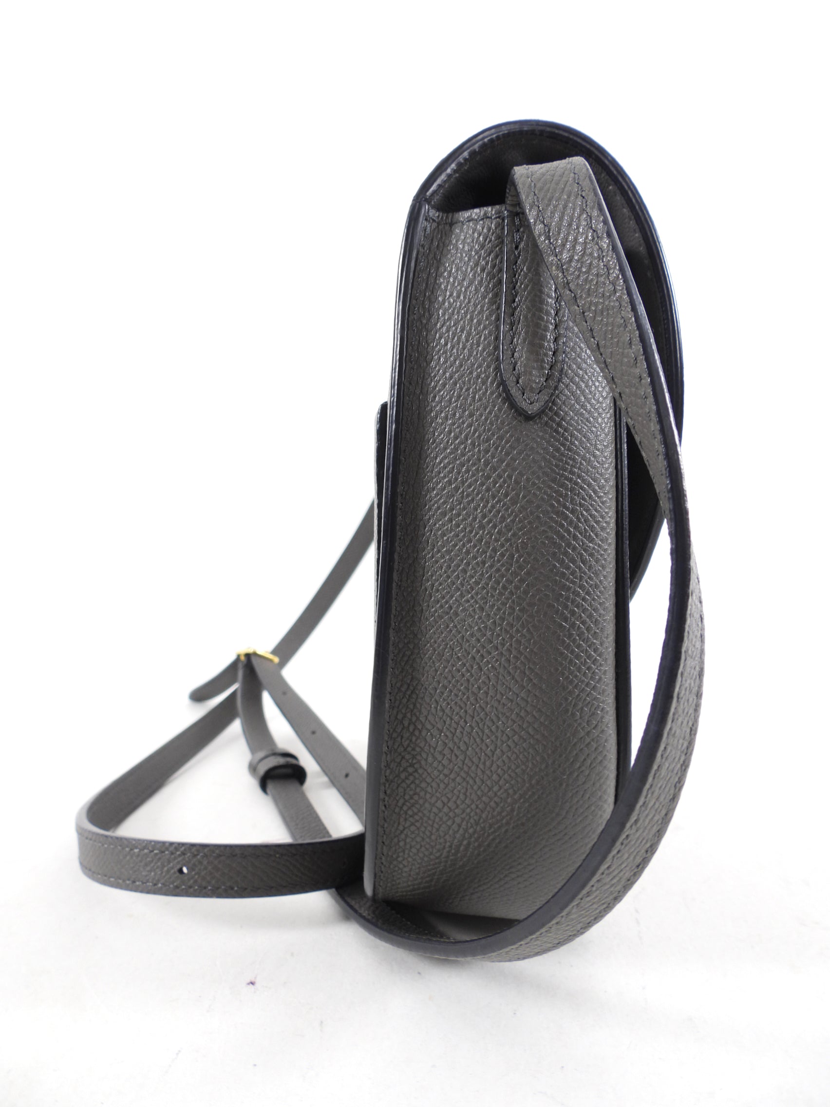 Celine Small Grey Trotter Crossbody Bag for Women | Genuine Leather Luxury Handbag | Perfect for Date Night, Travel & Everyday Use