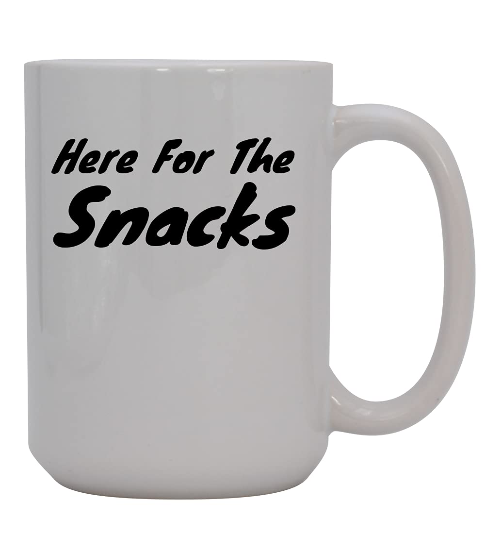 15oz Ceramic White Coffee Mug - Perfect for Hot Drinks, Tea & Snacks - Ideal for Home, Office & Gifts