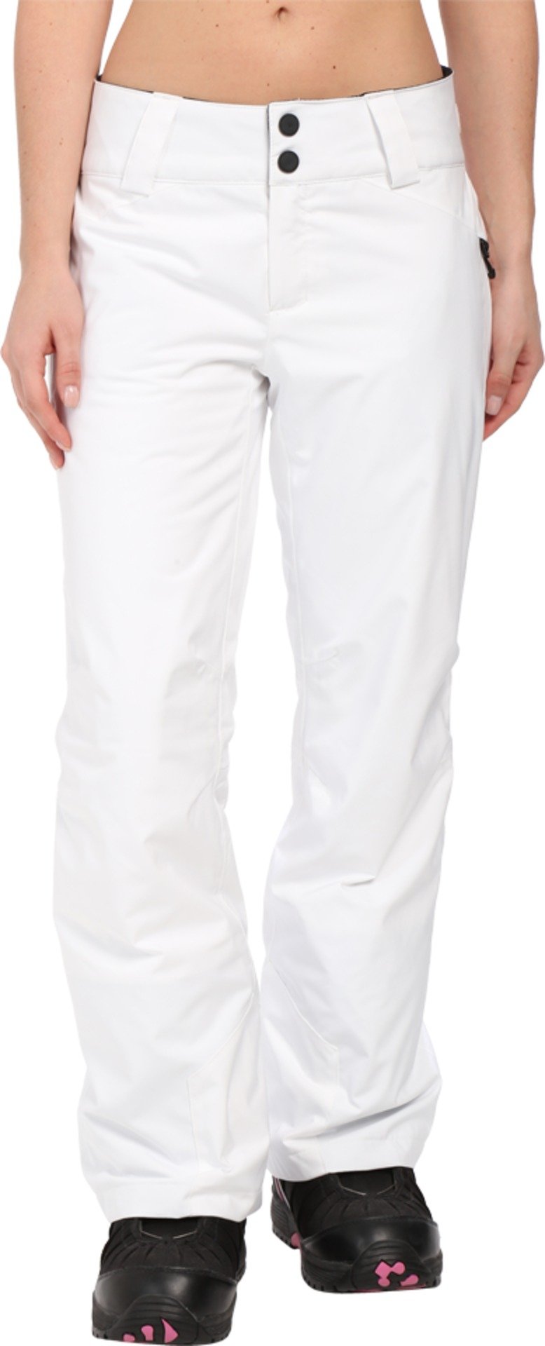Obermeyer Women's Monterossa Ski Pants - White Size 8 Regular | Waterproof Winter Snow Pants for Skiing & Outdoor Activities