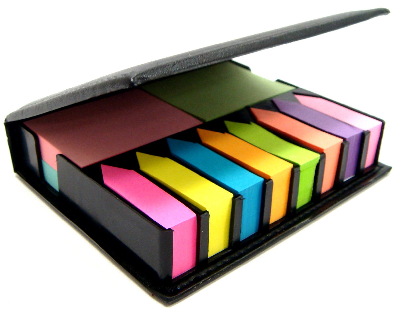 Self-Adhesive Sticky Notes Pad with Index Tabs - Colorful Memo Notes for Office, School & Home Organization - Perfect for Desk, Planner & Notebook Marking