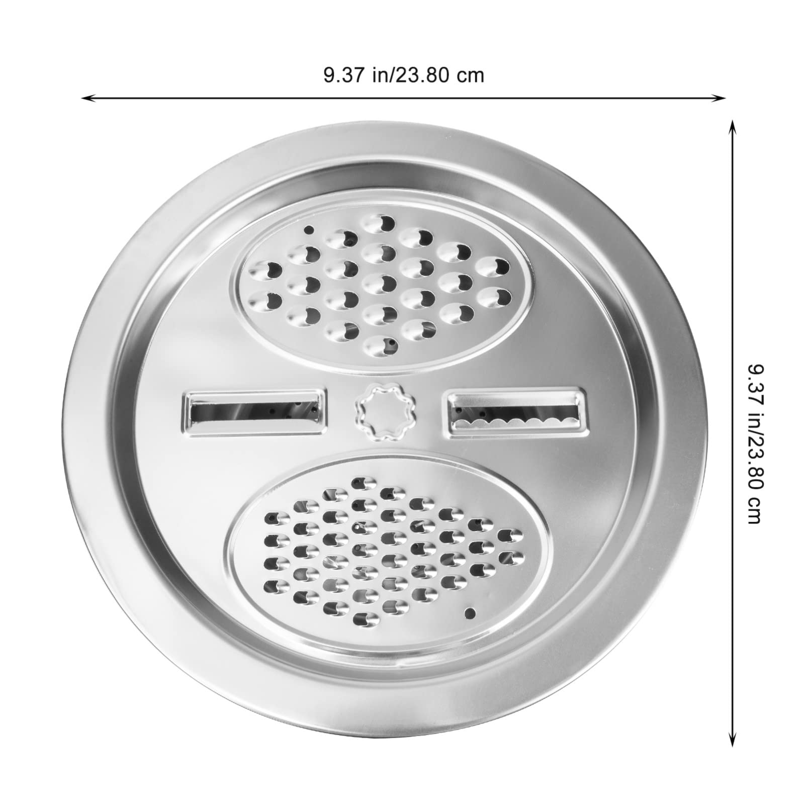 Premium Stainless Steel Salad Grater & Colander Set - Multi-Functional Vegetable Cutter, Rice Washing Basket, Drain Bowl for Kitchen - Perfect for Meal Prep, Pasta Draining & Salad Making (Over Sink Design)