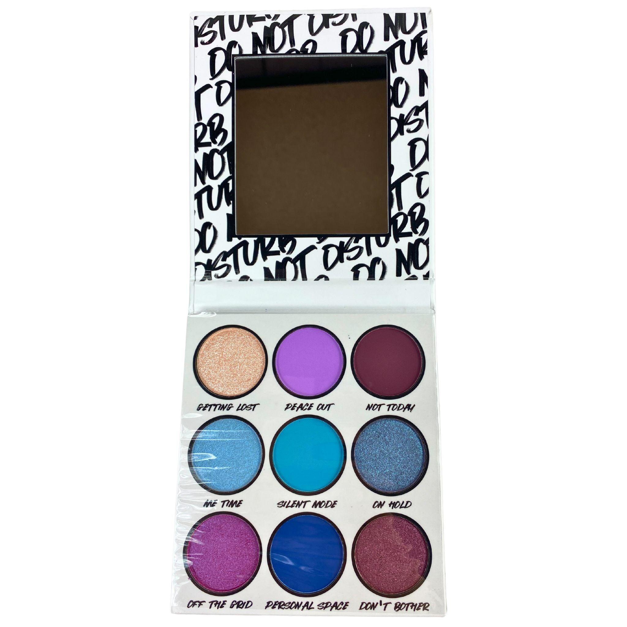 BH Cosmetics Do Not Disturb 9-Color Eyeshadow Palette - 30 Pcs Lot - Vegan & Cruelty-Free Makeup for Party, Wedding & Everyday Glam Looks