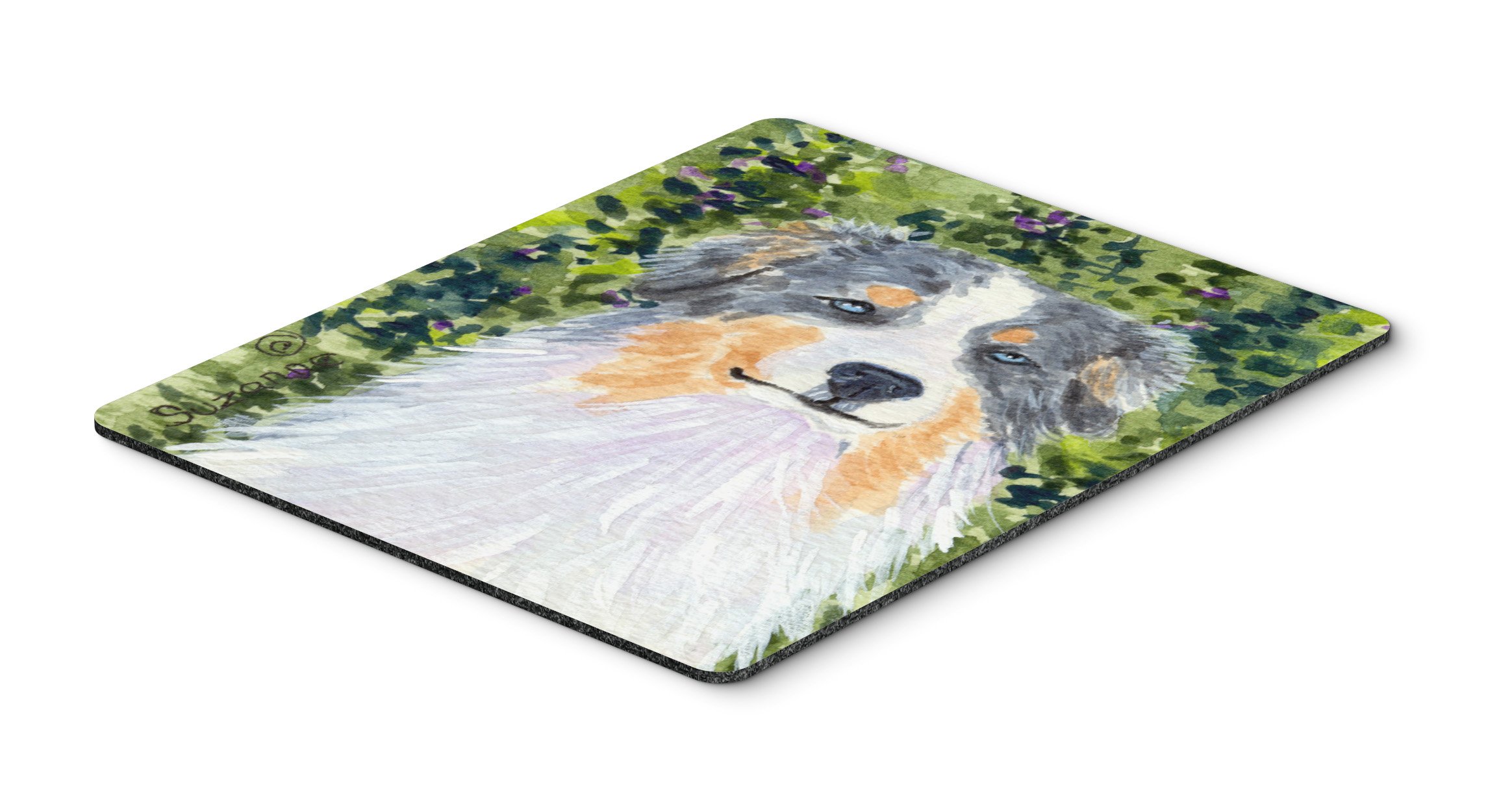 Australian Shepherd Mouse Pad & Hot Pad Trivet - Large Multicolor Non-Slip Desk Mat for Computers | Perfect for Office, Kitchen & Home Decor | Caroline's Treasures SS8731MP