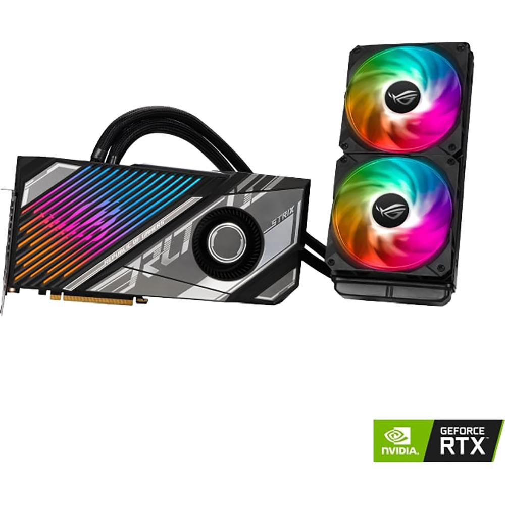 ASUS ROG Strix LC RTX 3080 Ti 12GB GDDR6X Liquid Cooled Gaming Graphics Card - for 4K Gaming, VR, Streaming & Content Creation