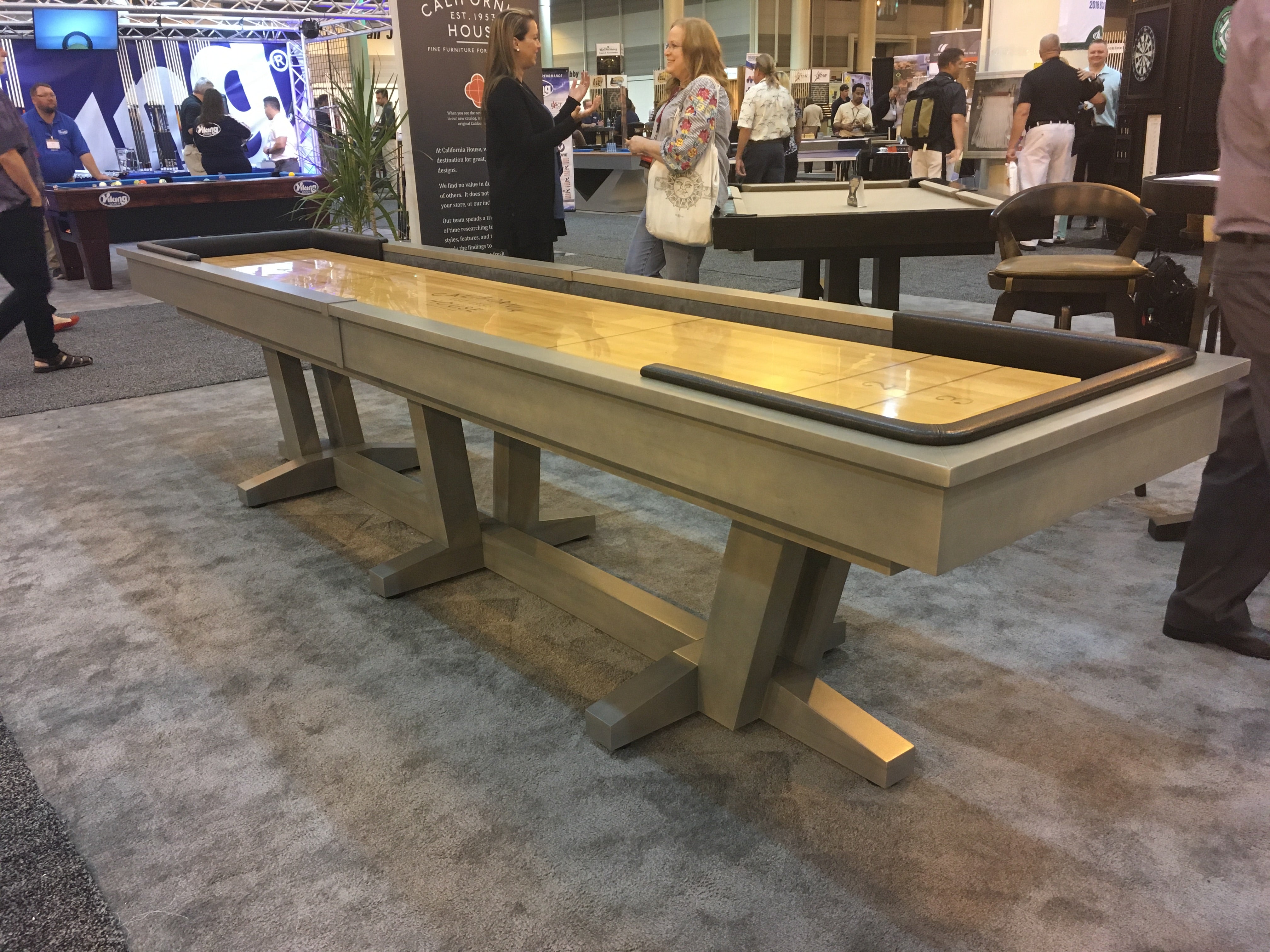 Premium California House Petaluma Shuffleboard Table - Professional 12ft Indoor/Outdoor Game Table for Home, Bar & Game Room - Perfect for Parties, Family Fun & Entertainment